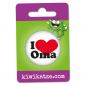 Preview: Ansteckbutton I love Oma an Eurolochkarte